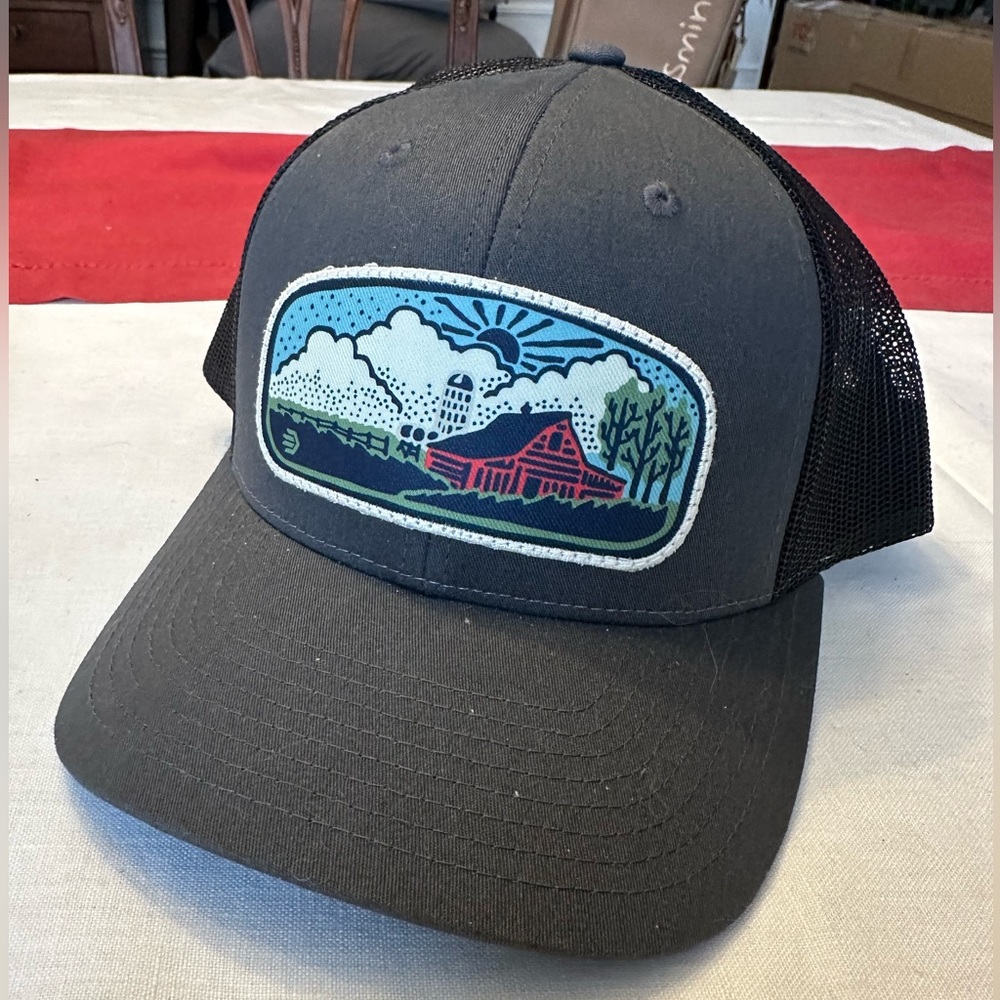 Farmland Charcoal Trucker Hat Brand New Never Been Worn
